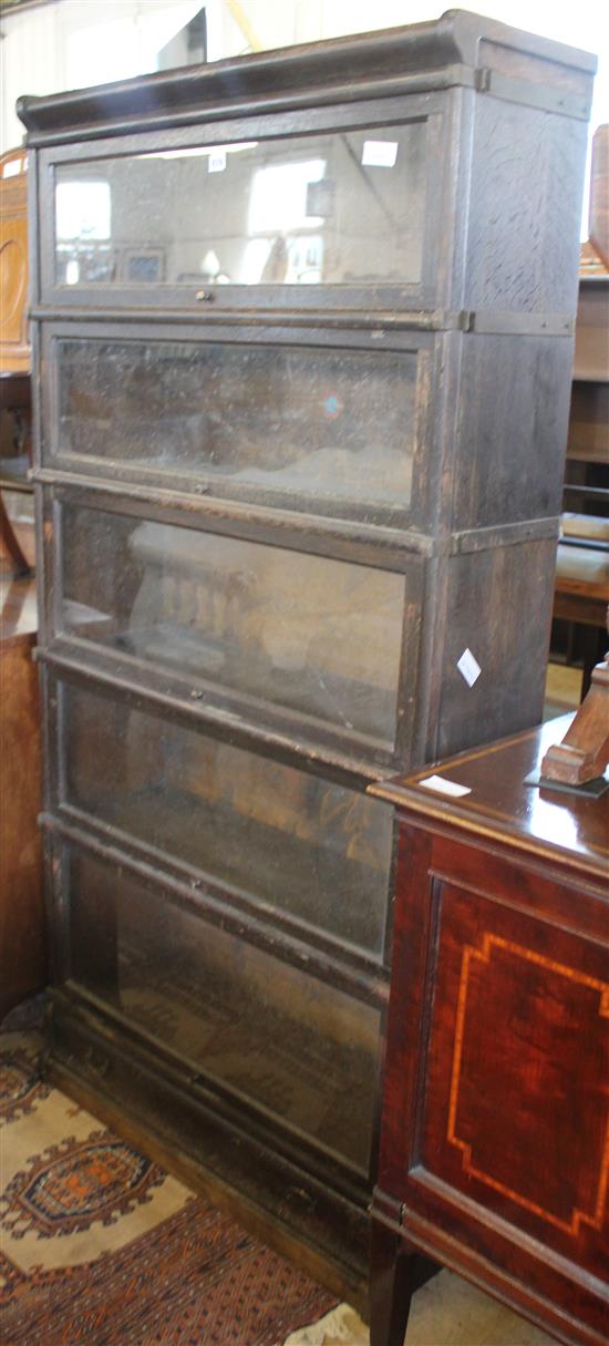 5 section Globe Wernicke bookcase